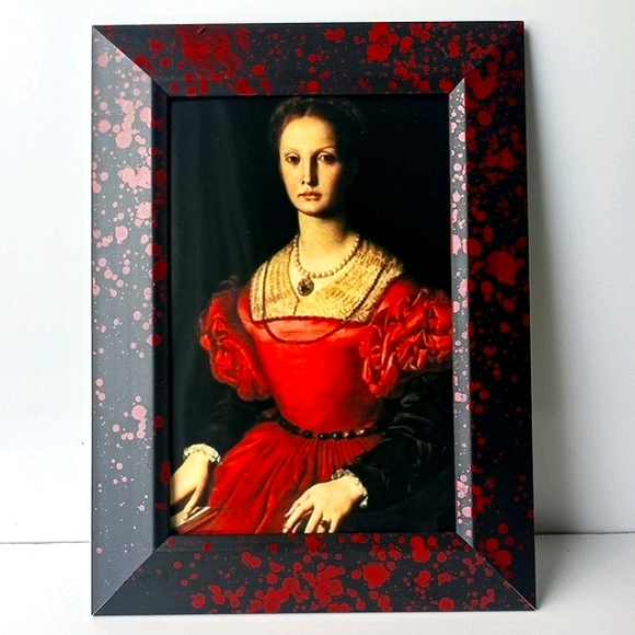 Serial Killer Elizabeth Bathory Gothic Oddity Queen Horror Bloody Gore Framed - Picture 4 of 8